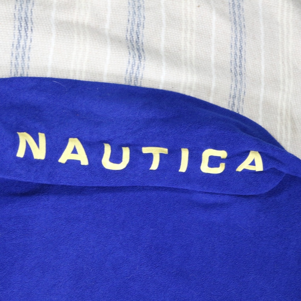 VTG NAUTICA Competition Blue Fleece Pullover Sz XXL Men - Picture 2 of 8